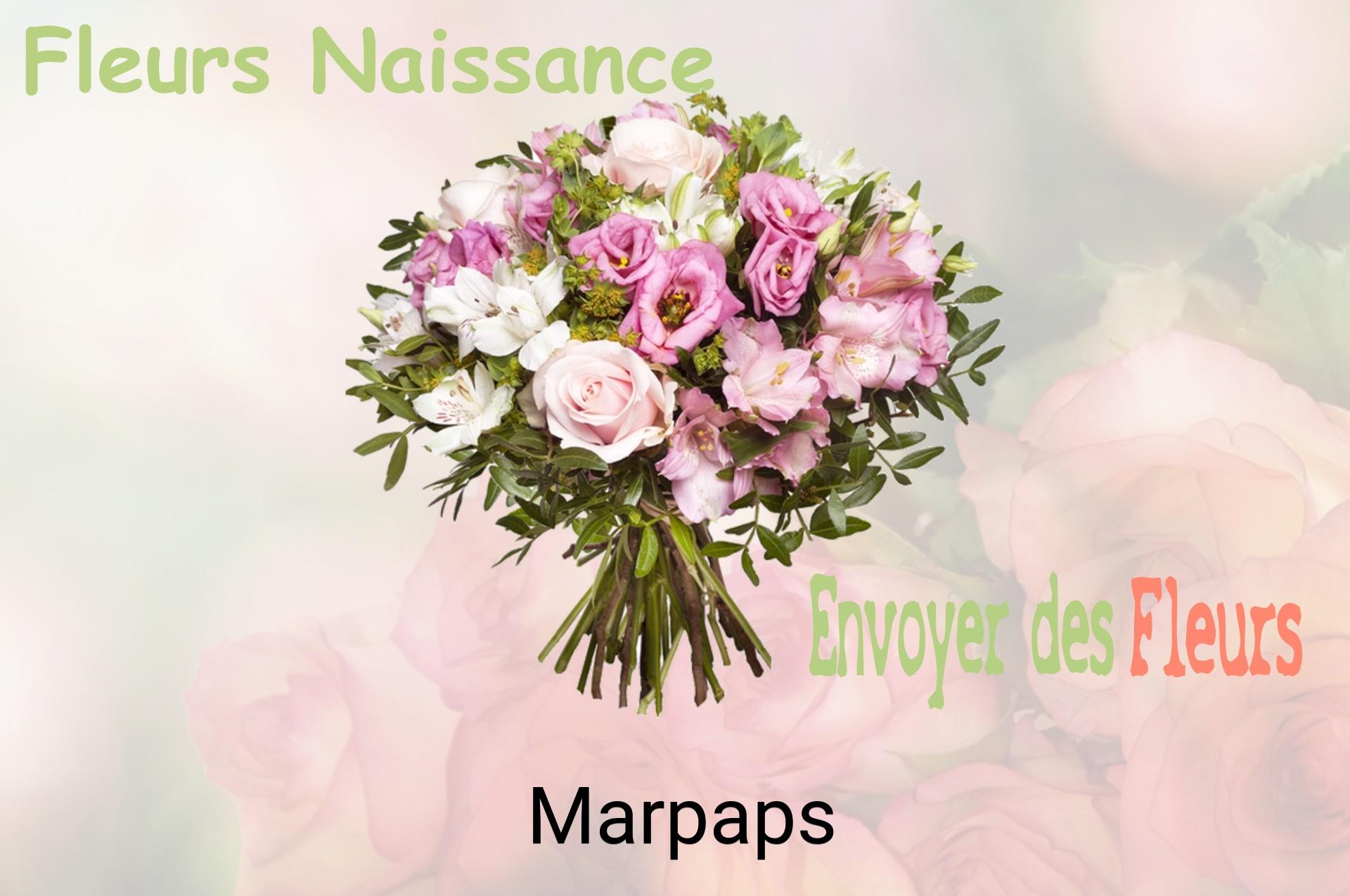 Bouquet de fleurs de naissance livré à Marpaps